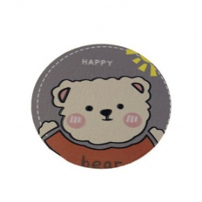 Cute bear customized coaster